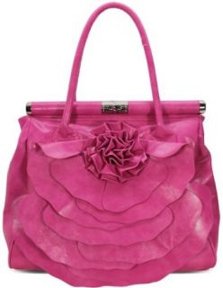 Womens Designer Handbags  Ladies Pink Designer Ruffled