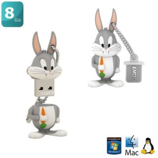 EMTEC L104 Clé USB 8Go Bugs Bunny   Achat / Vente CLE USB EMTEC Clé
