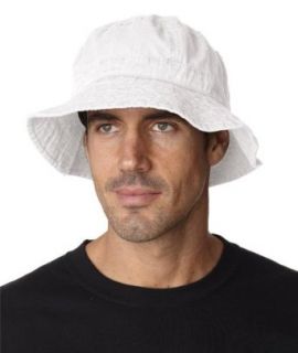 Adams Vacationer Crushable Bucket Hat. VA101   White   XL