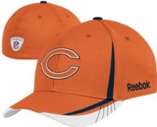 Youth Chicago Bears Orange Draft Flex Fit Cap   4 7