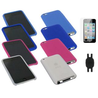 rooCASE 3 in 1 iPod Touch 4 Silicone Bundle