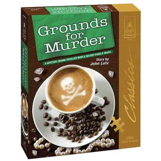 Grounds For Murder Classic Mystery 1000 piece Jigsaw Puzzle
