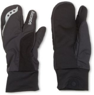 Saucony Lobsta Mitt Glove(Black, Large/X Large) Clothing