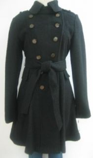 Guess Belted Wool Coat, Jacket, Black, Meidum, Mh449