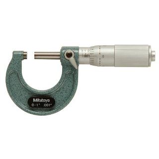 Mitutoyo 103 127, 0   1 X .001 Outside Micrometer, Friction Thimble