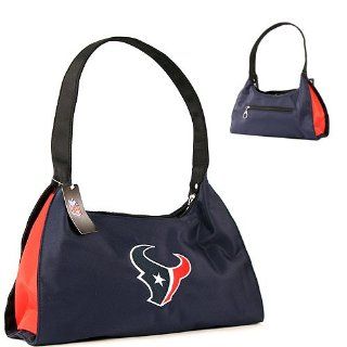 Houston Texans Purse / Handbag (Solid Blue, 12.5 x 6