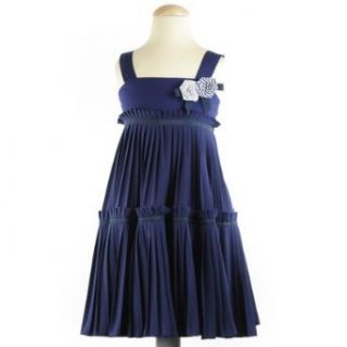 Monnalisa Navy Swing Dress 7A Clothing