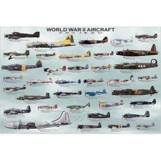 Eurographics Inc 1000 piece WWII Aircraft Puzzle