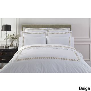 Cable Embroidered Egyptian Cotton Collection 300 Thread Count Duvet