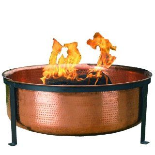 CobraCo SH101 Hand Hammered 100% Copper Fire Pit with