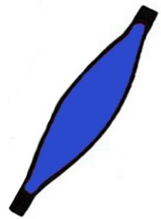 Royal Blue Slap Strap for Scuba or Snorkel Mask Sports