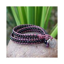 Silver Heart of Love Multi gemstone Bracelet (Thailand) Today $49