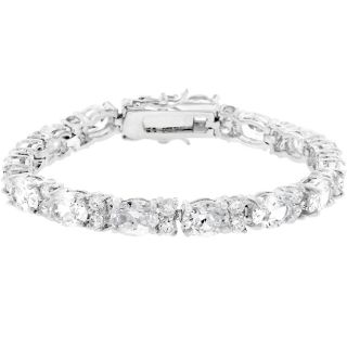 oversized oval cz tennis bracelet msrp $ 116 00 today $ 48 99 off msrp