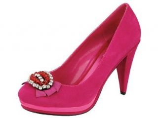 Reneeze HP103 Womens Platform High Heel Pump Shoes   Fuschia Shoes