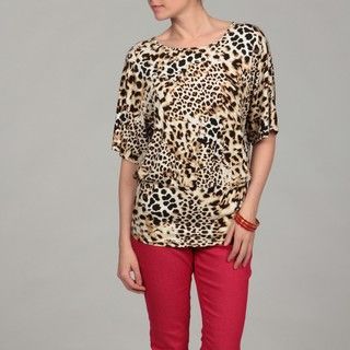 Cable & Gauge Womens Animal inspired Wide Banded Top