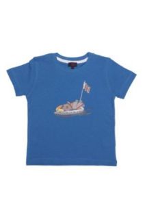  Paul Smith Junior T Shirt SCOOTER, Color Blue, Size 104 Clothing