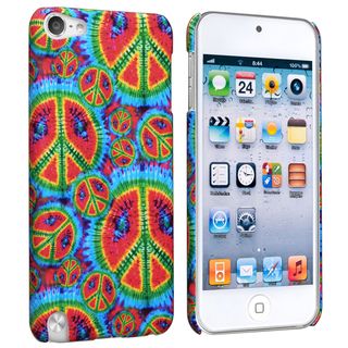 BasAcc Peace Rear Rubber Coated Case for Apple iPod Touch Generation 5