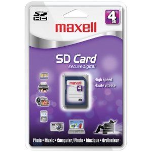 Maxell 501001 4gb Sd Card Sd 104