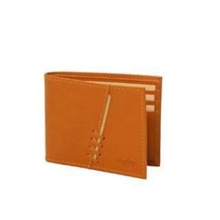 Rawlings Leather Leather Slim Wallet R105 (Tan) Clothing