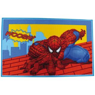 Spiderman   TAPIS SPIDERMAN PAYSAGES 80 x 120 cm. Qualité Polyamide