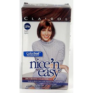 Clairol Nice & Easy #119A Light Spice Hair Color (Pack of 4