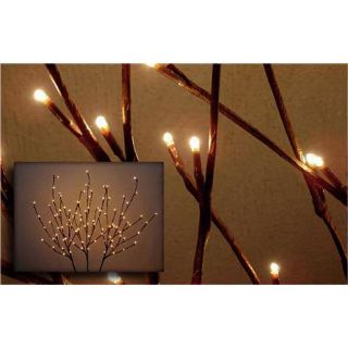 Hand wrapped 120 bulb Small Willow Branch Lights