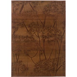 Sydney Rust/ Red Transitional Area Rug (99 x 122)