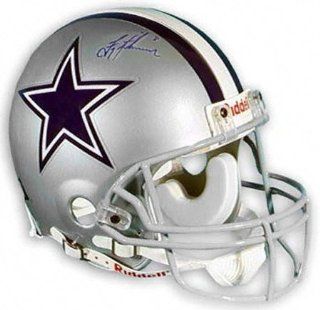 Troy Aikman Dallas Cowboys Autographed Pro Helmet Sports