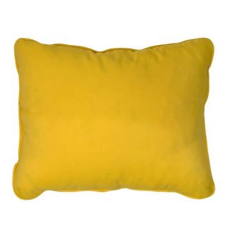 Canvas Sunflower Yellow Corded Outdoor Pillows (Set of 2)