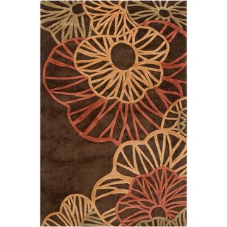 Hand tufted Noma Brown Rug (111 x 33)