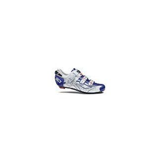 Mens Road Cycling Shoes   Blue/White Vernice (44) 