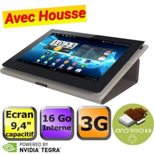 Sony Xperia Tablet 16 Go 3G + Housse Grise   Achat / Vente TABLETTE
