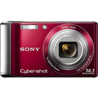 Sony Cybershot SDC W370 Red Digital Camera (Refurbished)