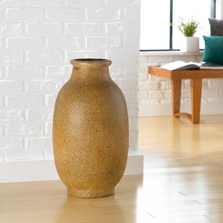 Natural Stoneware Decorative Large Vase (Indonesia)