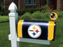 Pittsburgh Steelers Official Mailbox Cover and Flag