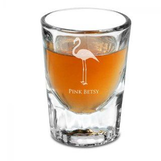 Flamingo Personalized Shot Glass