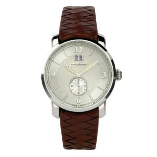 Tommy Bahama Mens Morocco Brown Leather Strap Watch