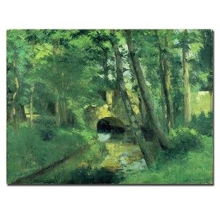 Camille Pissarro The Little Bridge, Pontoise, 1875 Canvas