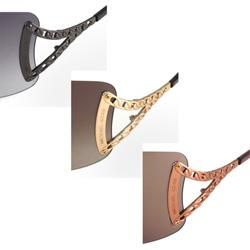 Michael Kors MKS120 Womens Rimless Shield Sunglasses