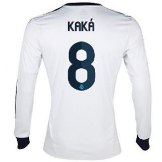 Adidas KAKA #8 Real Madrid Home Jersey Long Sleeve 2012 13