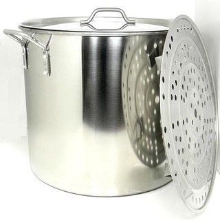 Prime Pacific 100 quart Heavy Duty Stainless Steel Stock Pot and