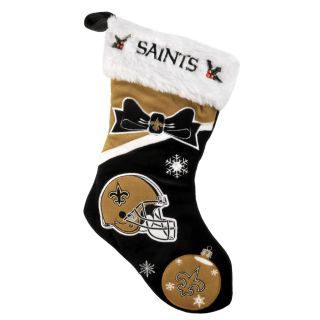 New Orleans Saints Polyester Christmas Stocking
