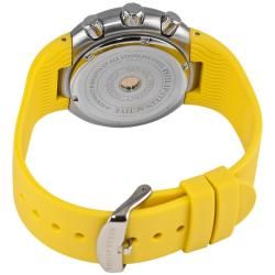 Philip Stein Mens Active Yellow Strap Chronograph Watch
