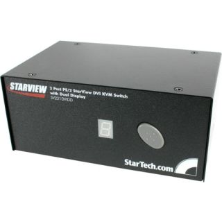 StarTech 2 Port DVI Dual Monitor KVM Switch