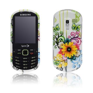Samsung Restore M570 Floral Butterfly Design Crystal Case