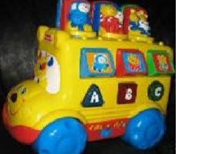 com Fisher Price Talking Musical~abc/ 123 Learning Bus Toys & Games