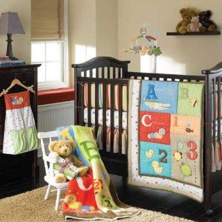 ABC123 4 Piece Baby Crib Bedding Set by Just Born Baby