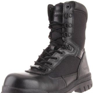 Bates Mens 8 Inches Steel Toe Side Zip Work Boot