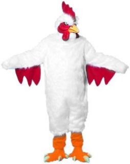 Adult White Chicken Suit Halloween Costume Clothing