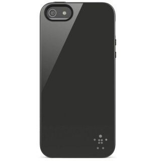 pour iPhone 5   Coque TPU semi rigide noire opaque   Protège contre